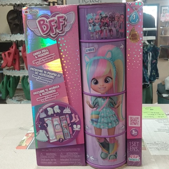 Cry Babies BFF Jenna Fashion Doll with 9+ Surprises Including Outfit. NIB - Picture 1 of 2